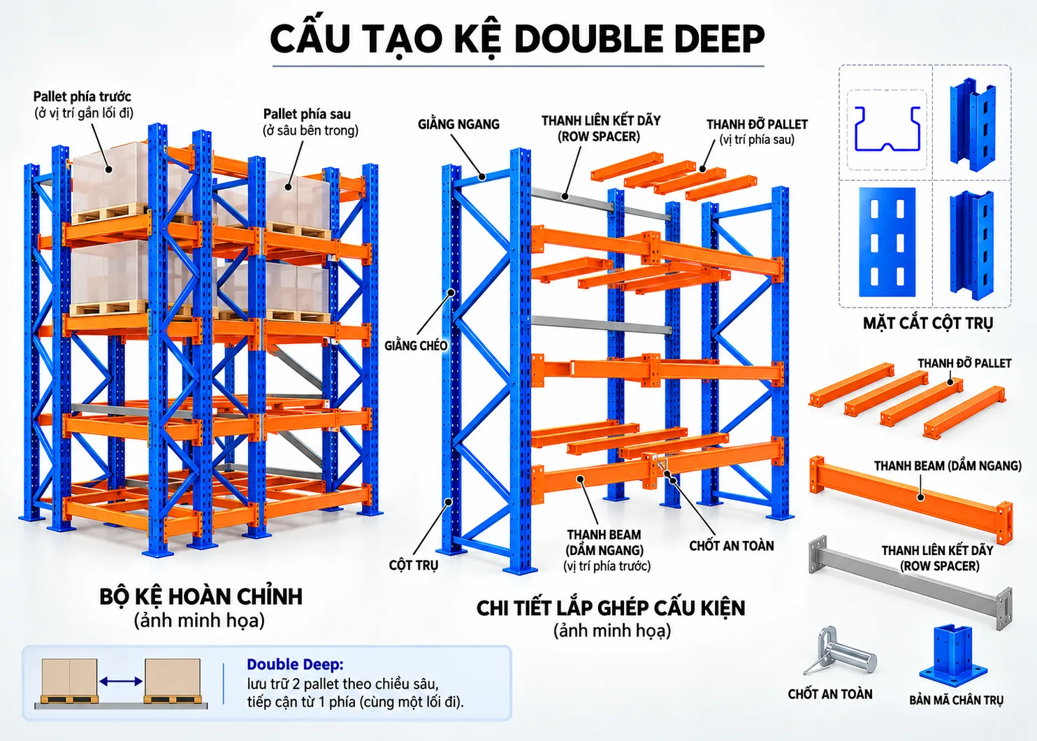 Kệ Double Deep