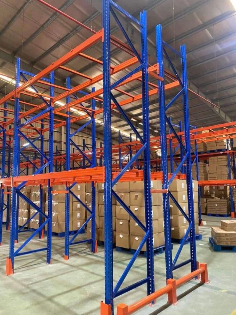 Kệ hạng nặng pallet 2 tầng 2700x1200x4000mm – Modul tiêu chuẩn