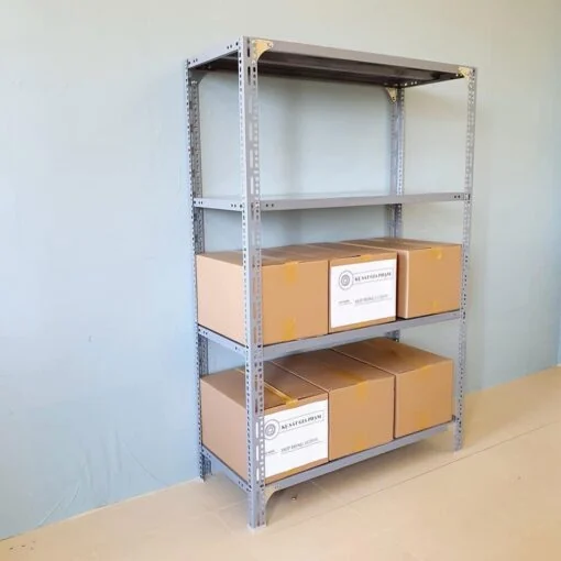 Kệ sắt v lỗ 4 tầng: dài 1000 x rộng 400 x cao 1500
